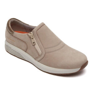 Rockport Trustride Womens Slip On Shoes Nubuck Taupe Size 8.5 M